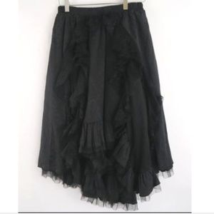 (Lace Steampunk Renaissance Gothic Skirt Med/Small